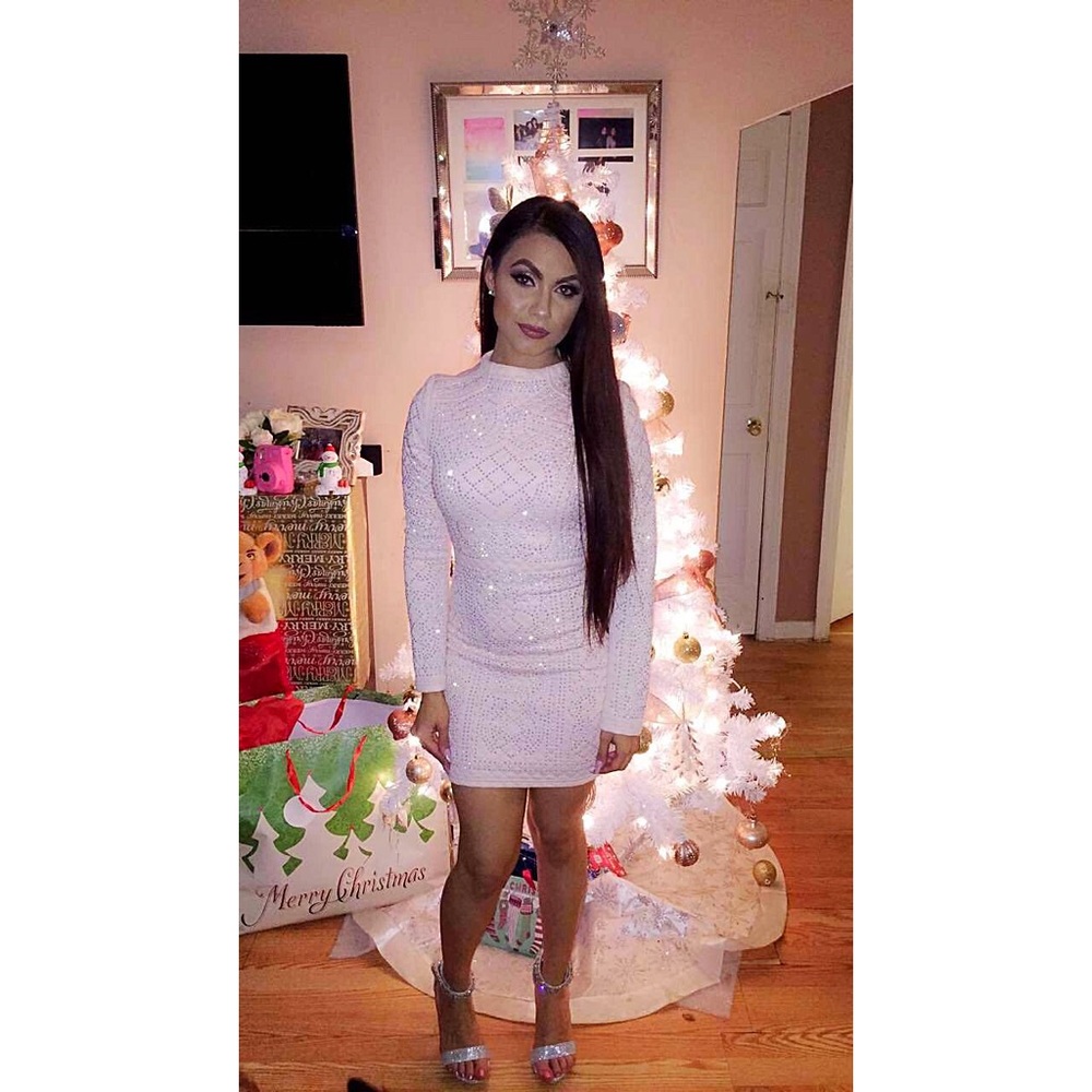 💎Pink Bedazzled Long Sleeve Quilted Pattern💎 - Picture 3 of 4